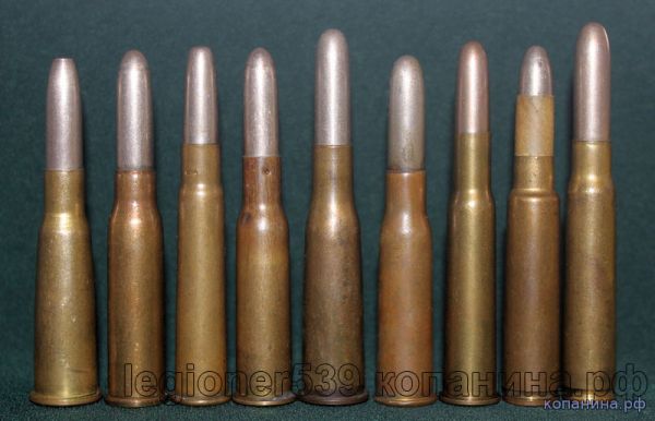 трехлинейные патроны 19го века патроны мосина с тупоконечной пулей